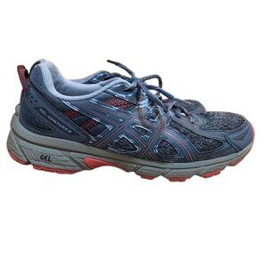 Asics Gel-Venture 6 Womens Size 9 Gray Camo Running Shoes - Athletic & Gym Footw